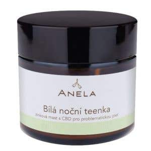 Anela Biela nočná teenka – CBD zinkový krém na akné či ekzém 50 ml