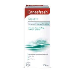 Canesten CanesFresh Sensitive Intimní mycí gel 200 ml