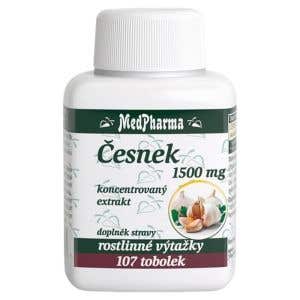 MedPharma Česnek 1500 mg 107 tobolek