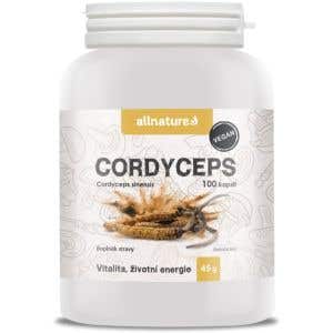 Allnature Cordyceps 100 kapsl&iacute;