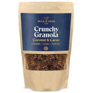Wild and Coco Crunchy Granola Coconut & Cacao 250 g