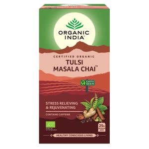 Organic India Tulsi Masala - Bazalka posvätná s korením BIO 25 sáčkov