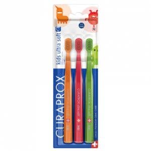 Curaprox CS Kids - Dětský kartáček 4-12 let 3 ks