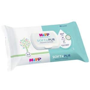 HiPP Babysanft Čistiace vlhčené obrúsky Soft & Pur 48 ks