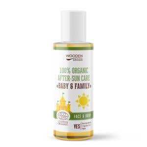 Wooden Spoon Dětský organický olej po opalování Baby & Family Organic 100 ml