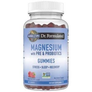 Garden of Life Dr. Formulated Magnesium s prebiotiky a probiotiky &ndash; Malina žel&eacute; 60 ks