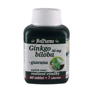 MedPharma Ginkgo biloba 30 mg + guarana 67 tablet