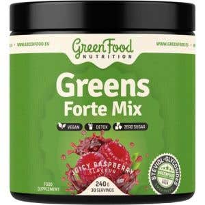 GreenFood Nutrition Greens Forte Mix – Juicy raspberry 240 g