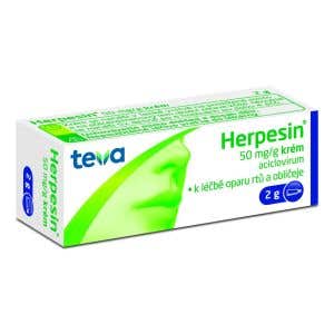 Herpesin krém 2 g 5%
