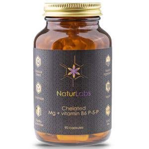 NaturLabs Horčík chelátový a vitamín B6 90 kapsúl