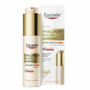 Eucerin Hyaluron-Filler + Elasticity Ultra lehk&yacute; denn&iacute; kr&eacute;m SPF 50 50 ml