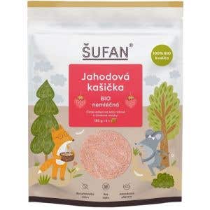 Šufan Jahodová kašička nemléčná BIO 180 g