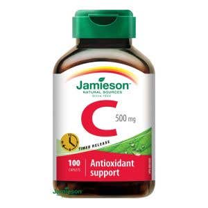 Jamieson Vitamín C 500 mg s postupným uvoľňovaním 100 tabliet