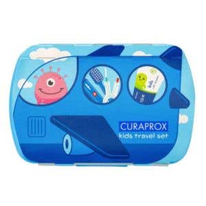 Curaprox Travel set Kids modr&yacute;
