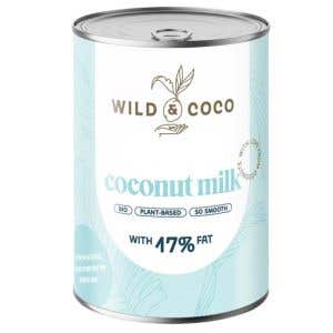 Wild and Coco Kokosové mléko BIO 400 ml 