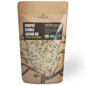 Vitalvibe Konopná semínka loupaná BIO 250 g