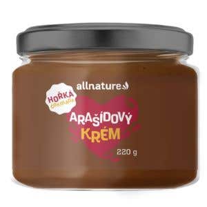 Allnature Arašidový krém s horkou čokoládou 220 g