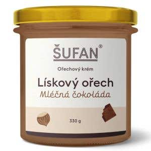 Šufan Lieskovoorieškové maslo s mliečnou čokoládou 330 g