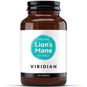 Viridian Lions Mane Extract - Lv&iacute; hř&iacute;va BIO 30 kapsl&iacute;