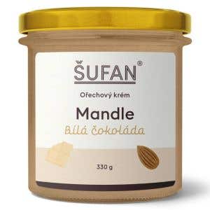 Šufan Mandle-biela čokoláda maslo 330 g