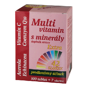 MedPharma Multivitamin s minerály + extra koenzym Q10 107 tablet