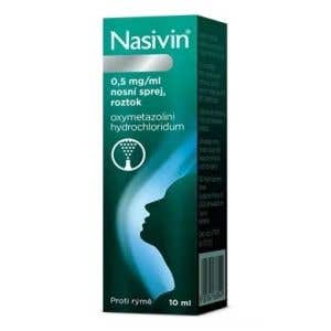 Nasivin Nosní sprej 0,5 mg/ml 10 ml