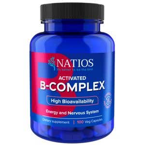 Natios Activated B-Complex - Aktivn&iacute; formy vitam&iacute;nů B 100 vegansk&yacute;ch kapsl&iacute;