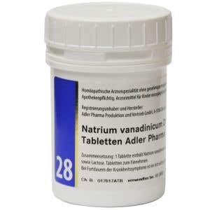 Adler Pharma Schüsslerovy soli – Nr. 28 Natrium vanadinicum D12 400 tablet