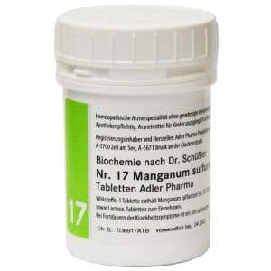 Adler Pharma Schüsslerove soli – Nr. 17 Manganum sulfuricum D12 400 tabliet