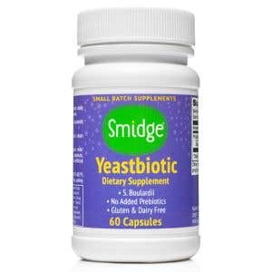Smidge Yeastbiotic probiotika Saccharomyces boulardii 60 kapslí 