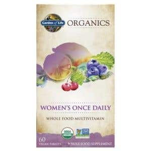Garden of Life Organics Women´s Once Daily - Multivitamín pro ženy BIO 60 tablet