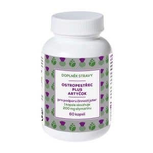 Naturvita Ostropestřec + Artyčok 60 kapslí