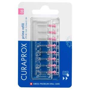 Curaprox CPS 08 prime refill mezizubní kartáčky 8 ks růžové