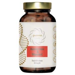 Puravia Labs Přírodní železo + bio acerola 60 kapslí
