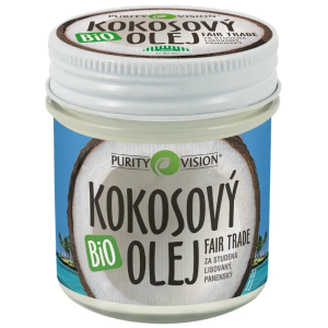 Purity Vision Fair Trade Kokosový olej panenský BIO 120 ml