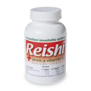 Naturvita Reishi + Zinek a Vitam&iacute;n C 60 kapsl&iacute;