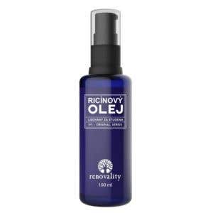 Renovality Ricinový olej za studena lisovaný 100 ml