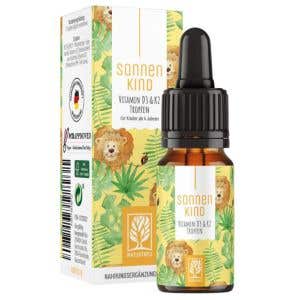 Naturtreu Sluneční dítě - Vitamin D3 500 IU + K2 kapky pro děti 10 ml