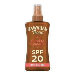 Hawaiian Tropic Glowing Protection Olej na opalování ve spreji SPF 20 200 ml