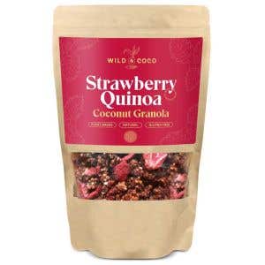 Wild and Coco Strawberry Quinoa Coconut Granola 220 g
