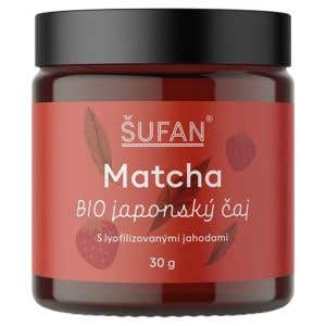 Šufan Čaj Matcha s jahodou BIO 30 g