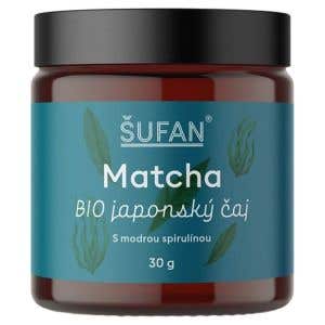 Šufan Čaj Matcha s modrou spirulinou BIO 30 g