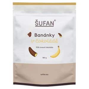 Šufan Naše banánky v čokoládě 180 g