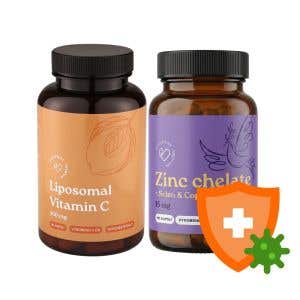 Vitalpoint Premium Balíček Imunita – Liposomal Vitamin C 500 mg + Zinek Selen Měď 90 kapslí