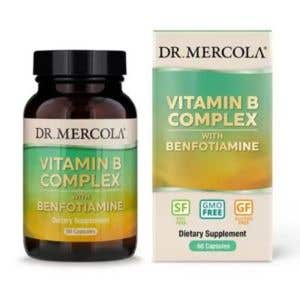 Dr. Mercola Vitamín B Complex s Benfotiaminem 60 kapslí