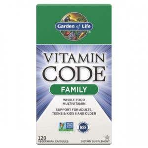 Garden of Life RAW Vitamin Code Family - multivitamin pro celou rodinu 120 kapslí