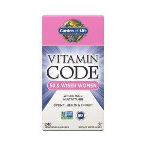 Garden of Life Raw Vitamin Code Women 50+ - Multivitamín pro ženy po padesátce 240 kapslí