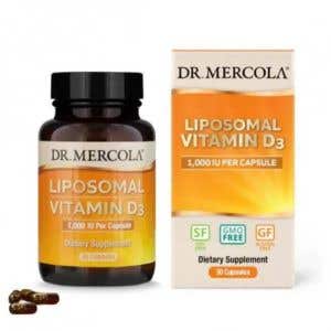Dr. Mercola Vitamín D 1000 IU liposomálny 30 kapsúl