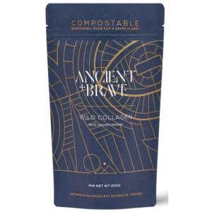 Ancient and Brave Wild Marine Collagen - Mořský kolagen v kompostovatelném sáčku 200 g