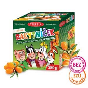 Terezia Rakytníček multivitamín želatinky s rakytníkem 70 ks